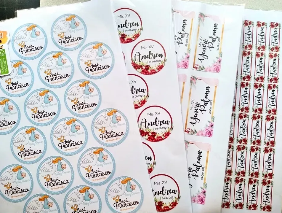 Impresion Hoja A4 Stickers