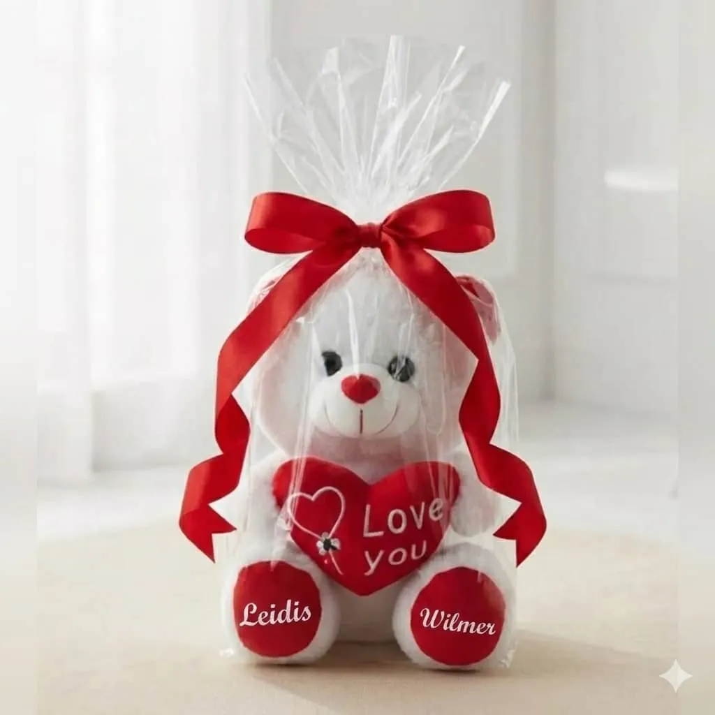 Arreglo Oso de Peluche 20 cms