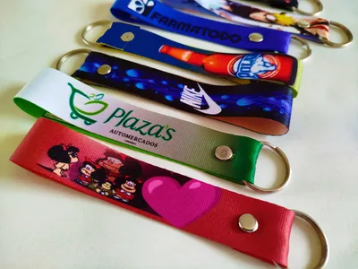 Llavero Mini Lanyard Sublimado 8 cms