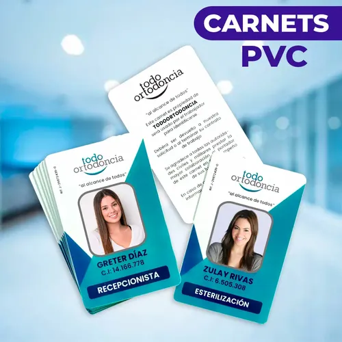 Carnet PVC Personalizado