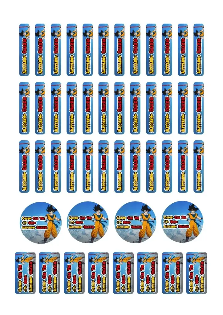 [44EEV] 44 Etiquetas Escolares Variadas