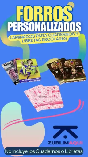 Forro para Libretas Escolares